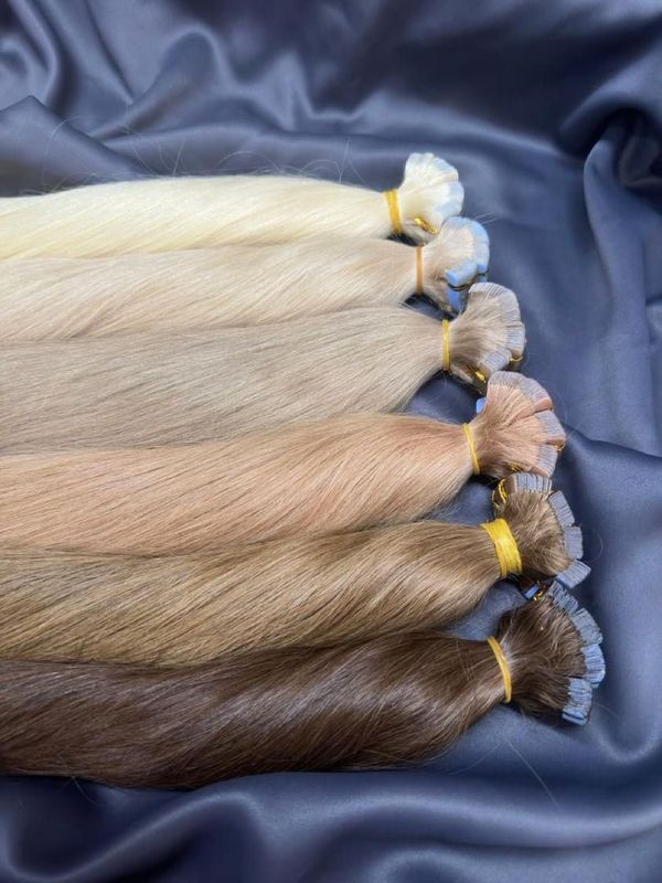 Extensions Bandes adhésives naturelles vierge  Russes