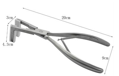 Pince pose extensions adhésives
