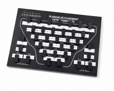 Planche de Placement extensions Bandes adhésives Planche de Placement extensions Bandes adhésives