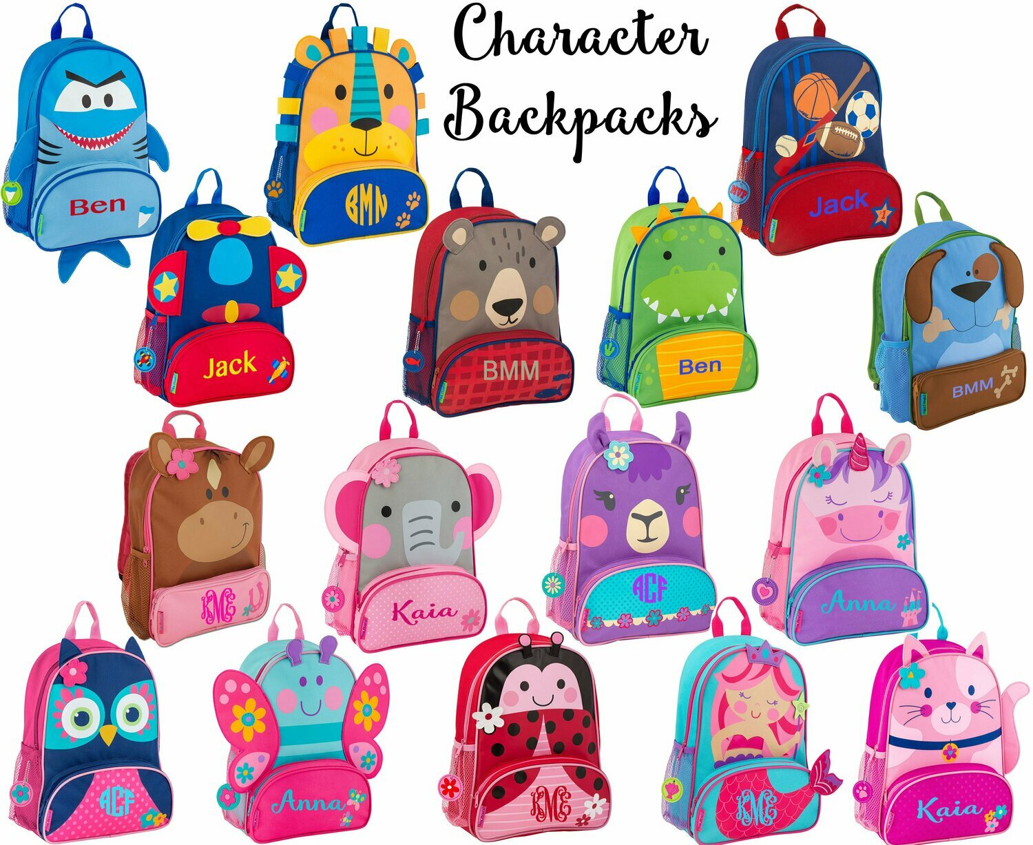 Character Backpack / Stephen Joseph / Personalized Backpack