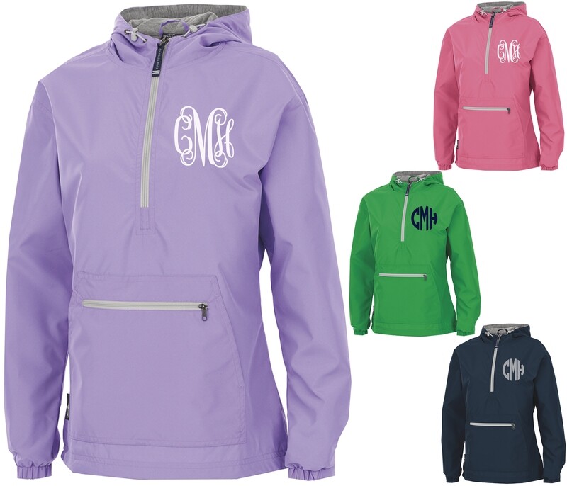 Monogrammed Quarterzip Pullover