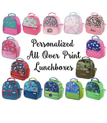 personalized backpack and lunch box