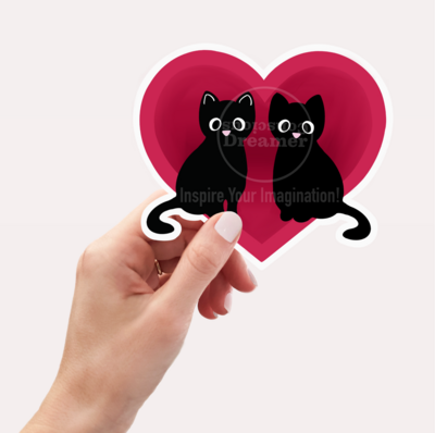 Purrfect Date (Single stickers)
