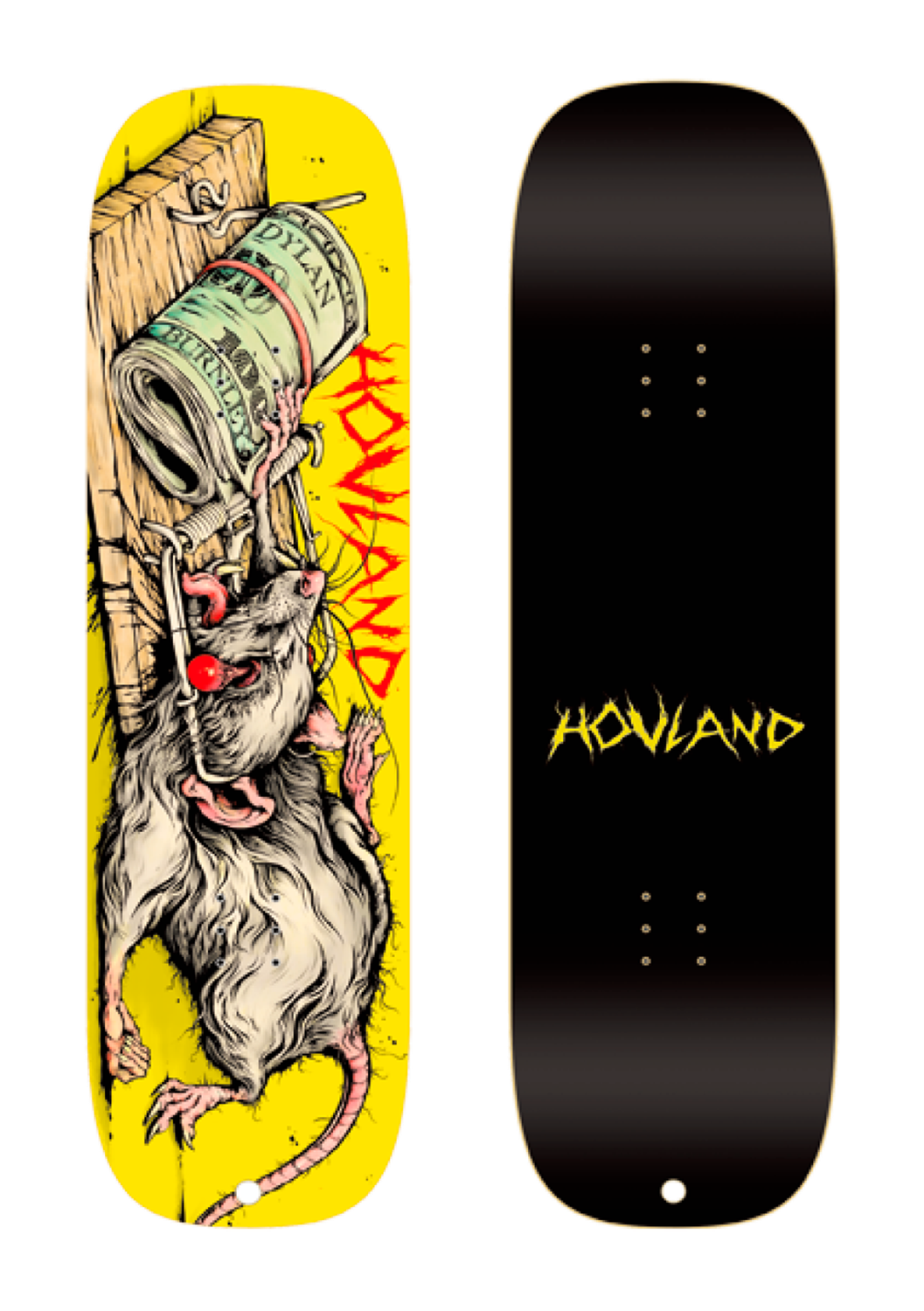 Five-Oh Top Deck Dylan Burnley Pro Model -- Alternate Graphic Five-Oh Top Deck Dylan Burnley Pro Model -- Alternate Graphic