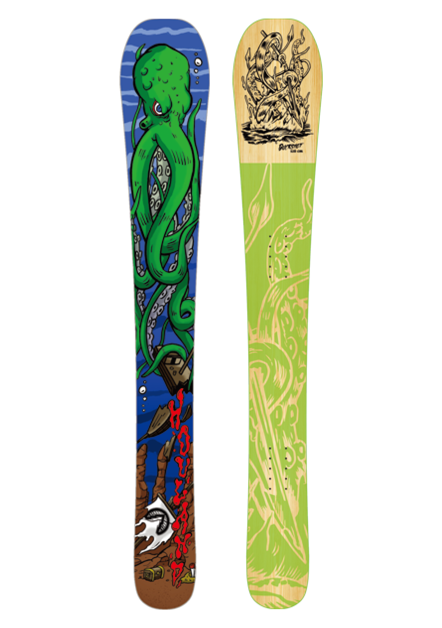 Buckshot Snowskate (126cm) -- Alternate Graphic