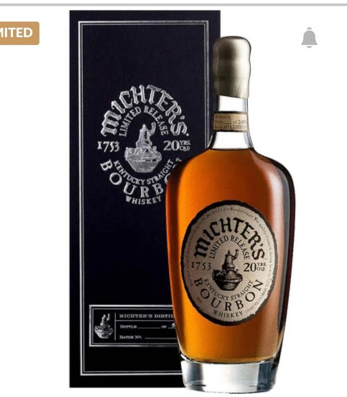 Michter's  20 Year Limited Release Bourbon Whiskey