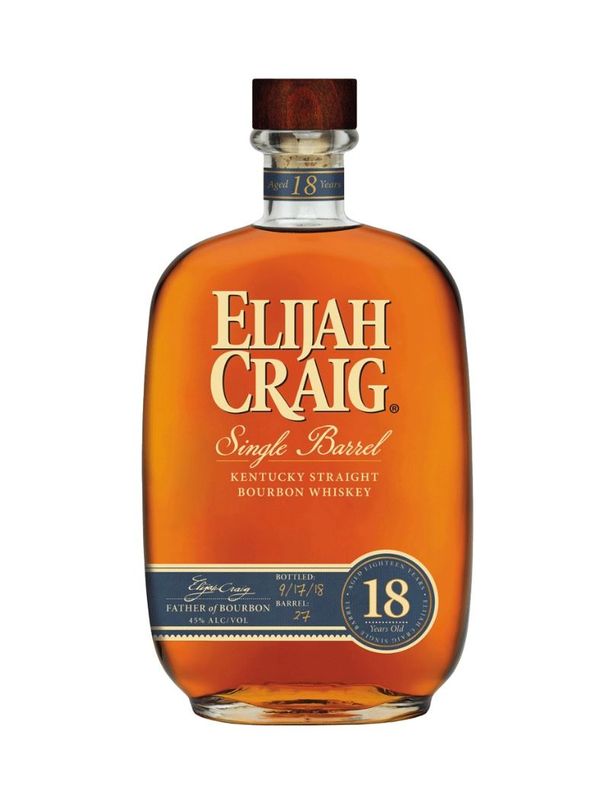 Elijah Craig Single Barrel 18 Year Straight Bourbon Whiskey