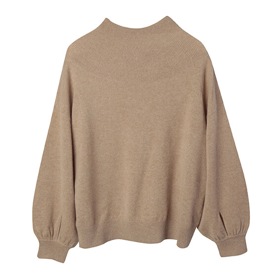 mock neck cashmere sweater