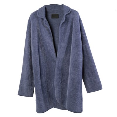 Nylon-Fur Knitted Coat - Lavender Nylon-Fur Knitted Coat - Lavender