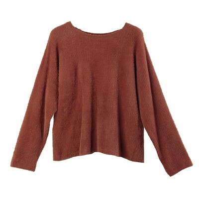 Batwing Nylon-Fur Sweater - Bronzer Batwing Nylon-Fur Sweater - Bronzer