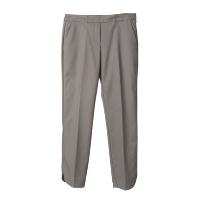 CURVED HEM TAPERED PANTS - REED