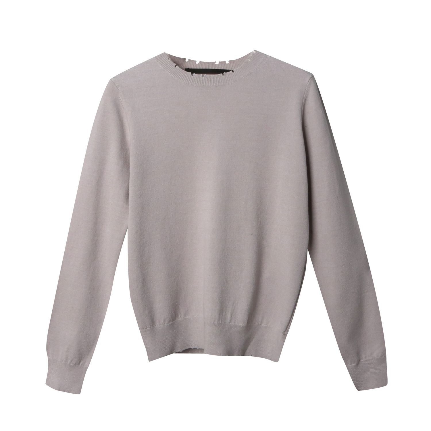 RAW EDGE FITTED TOP - MOON