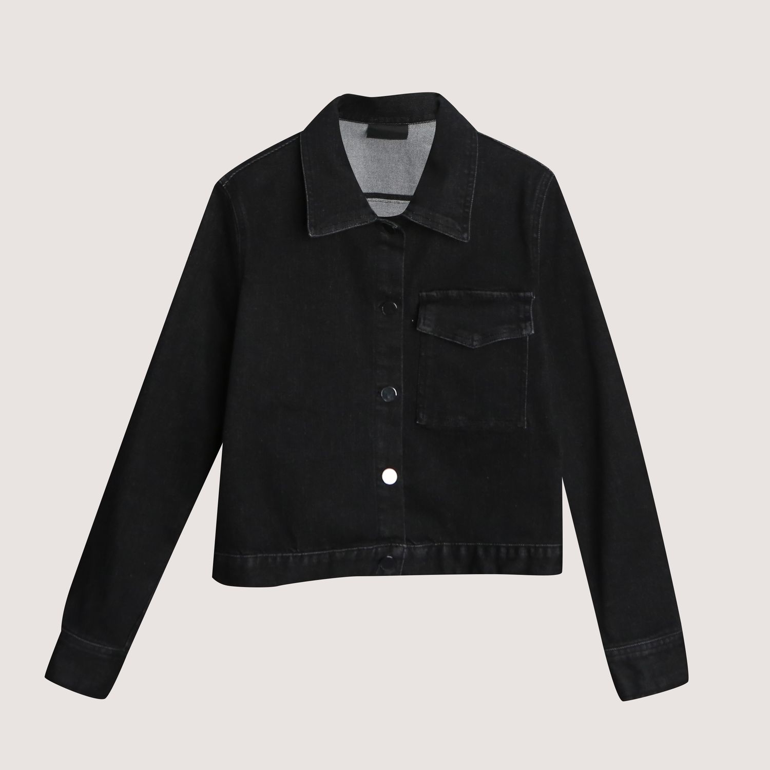 DENIM JACKET - BLACK