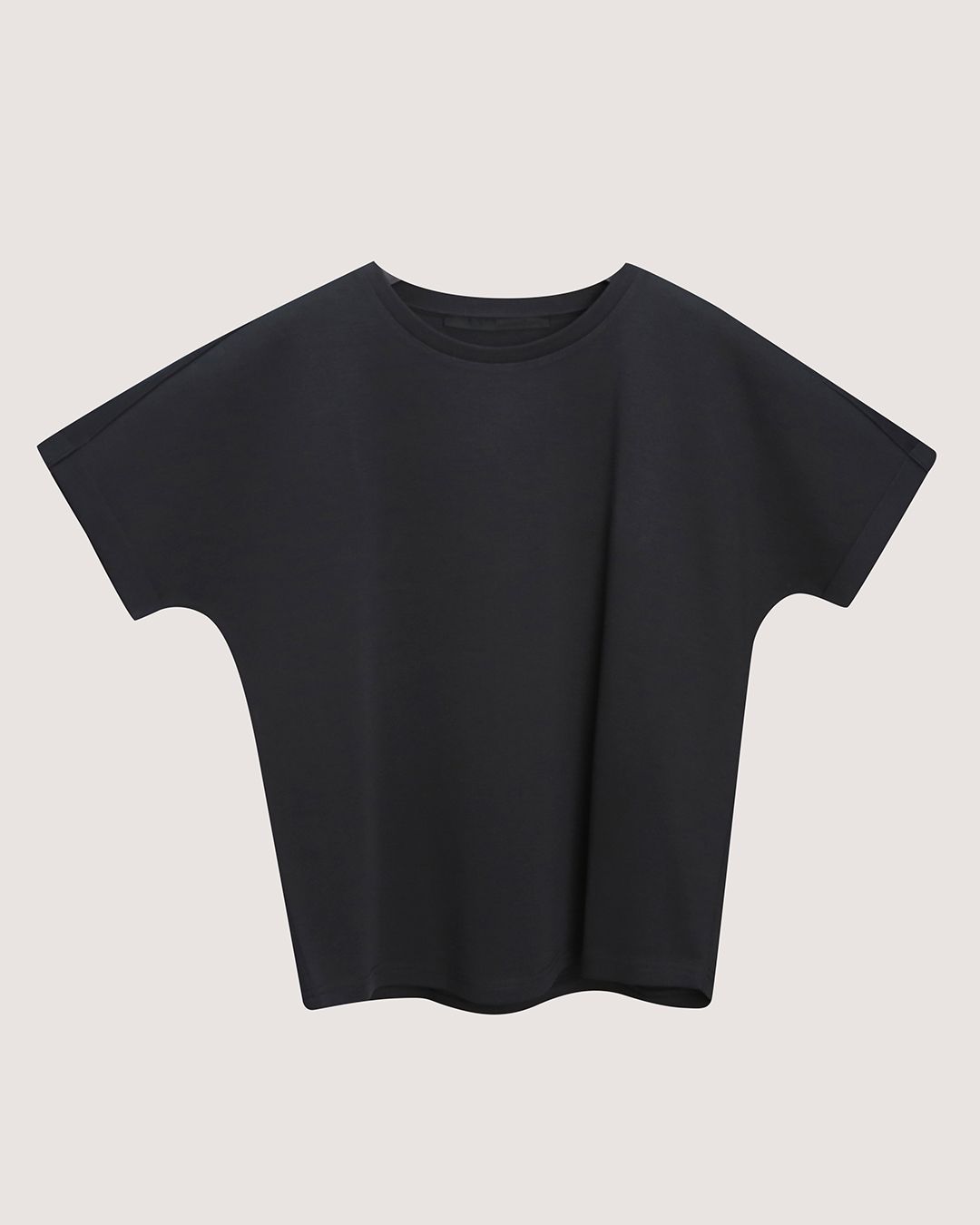 CREW NECK T-SHIRT - BLACK