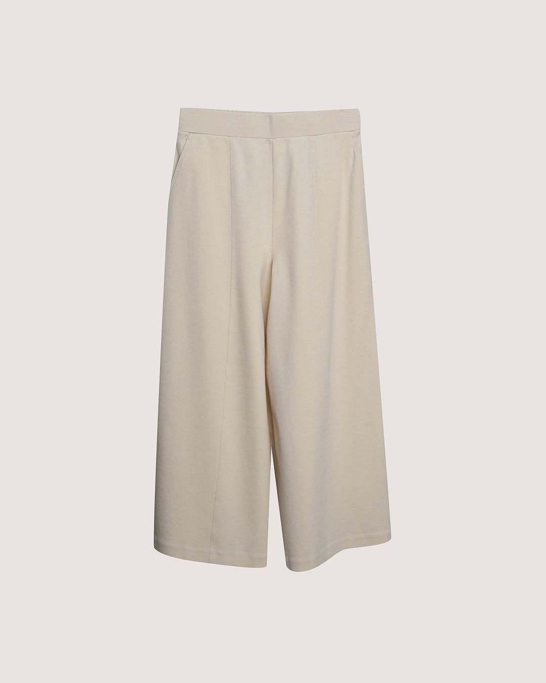CLASSIC WIDE-LEG CULOTTES - PEARL