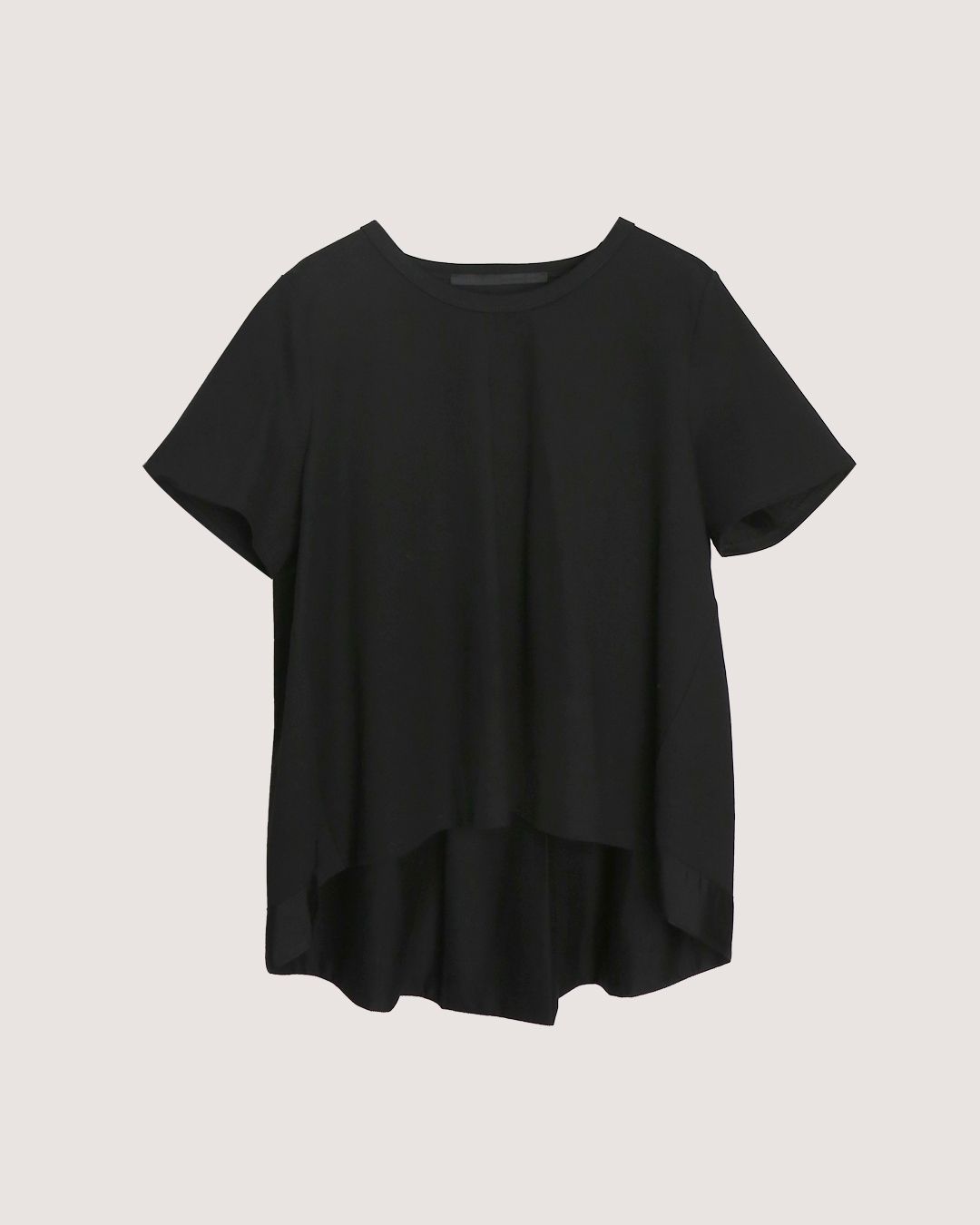 A-LINE STRIPE TEE - BLACK