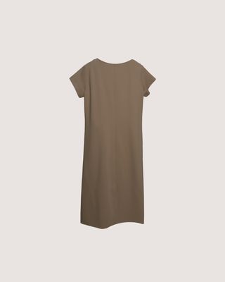 T-SHIRT DRESS - TAUPE