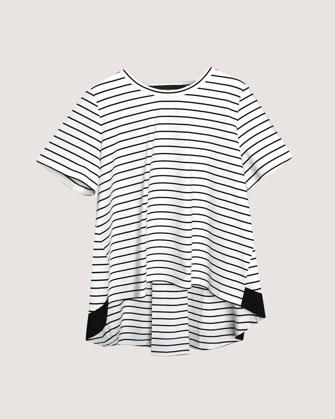 A-LINE STRIPE TEE - STRIPE