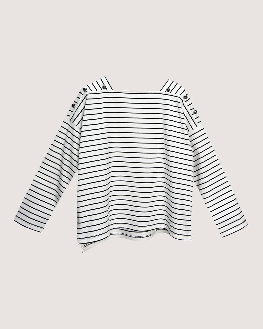 STRIPE BOXY TEE - STRIPE