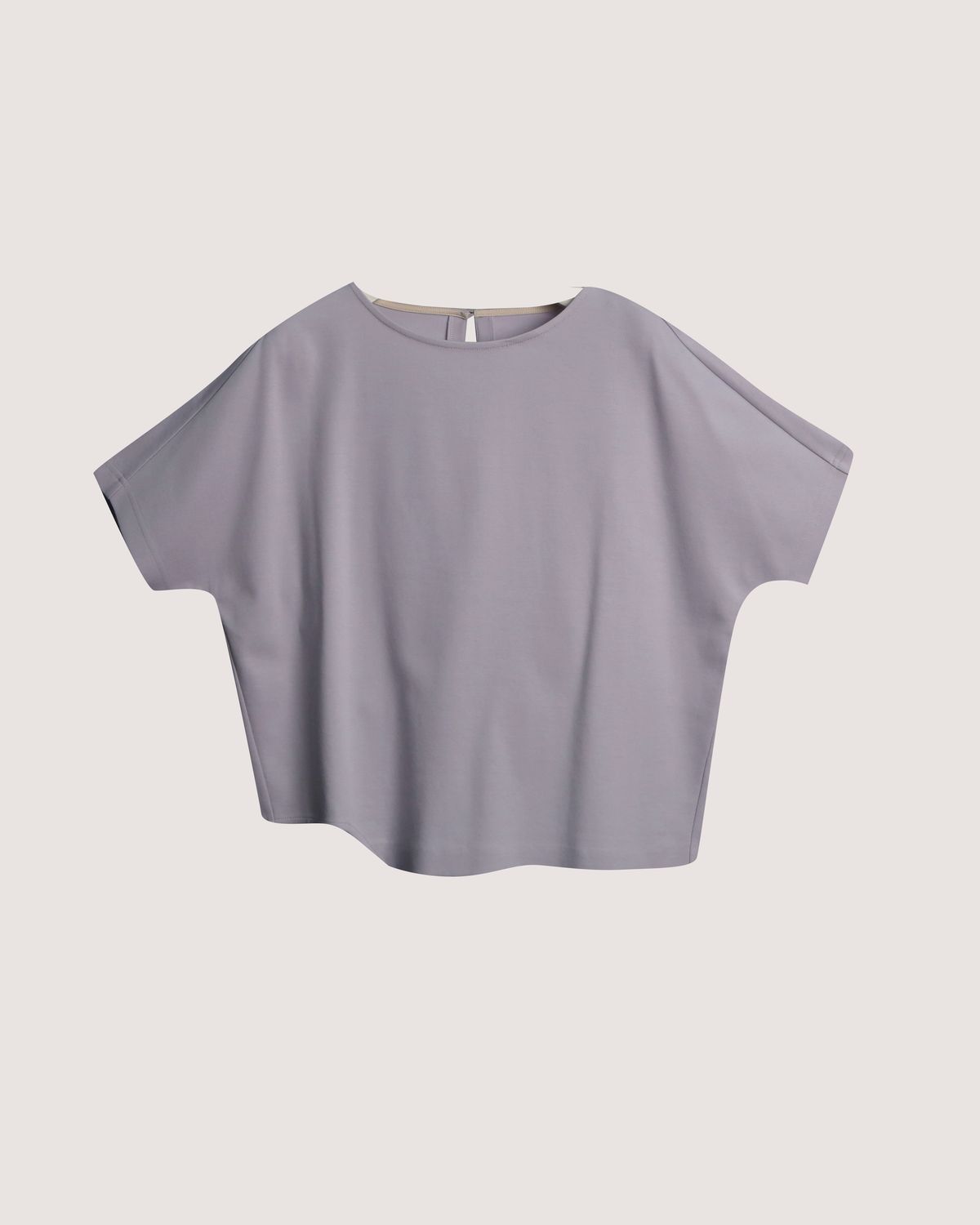 CUT-OUT HEM BOXY TEE - DREAM