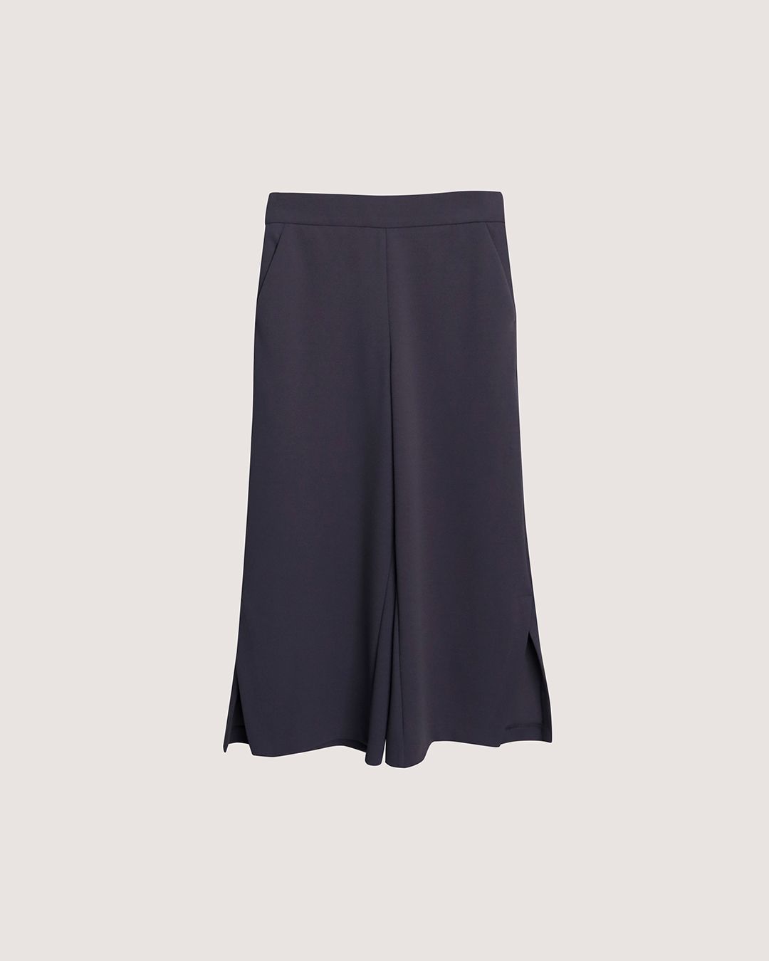 SIDE SLIT CULOTTES - LAVENDER GREY