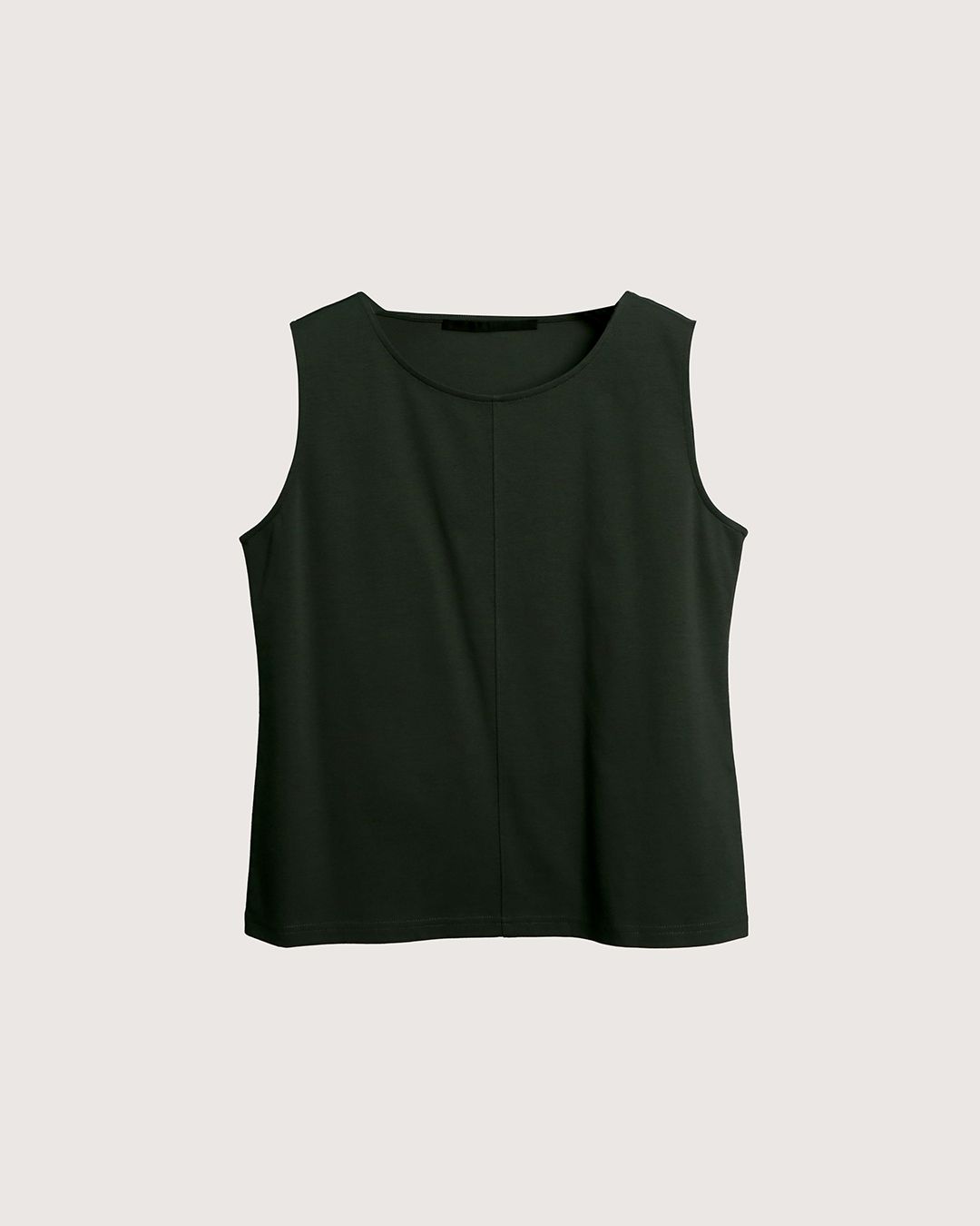 TOP STITCH TANK TOP - BASIL