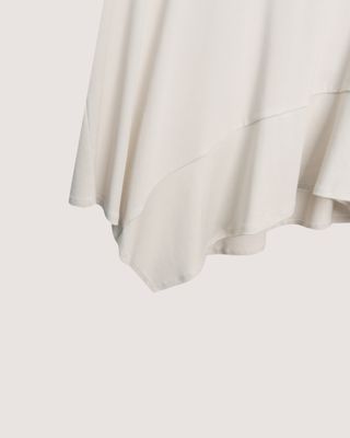 ASYMMETRICAL A-LINE TOP - CHALK ASYMMETRICAL A-LINE TOP - CHALK