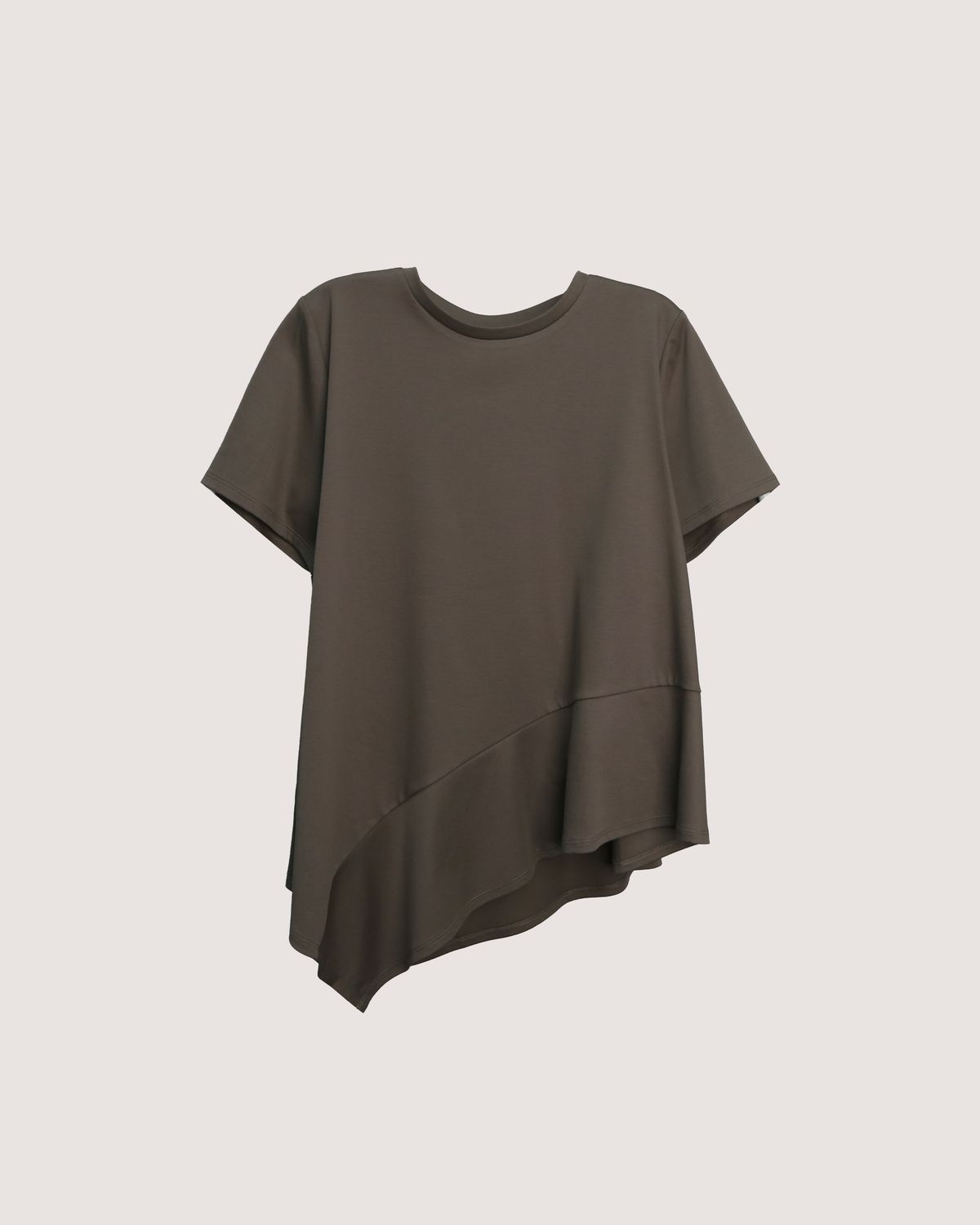 ASYMMETRICAL A-LINE TOP - MOONROCK