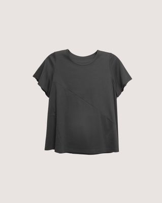 A-LINE DIAGONAL PANEL TOP - BLACK A-LINE DIAGONAL PANEL TOP - BLACK