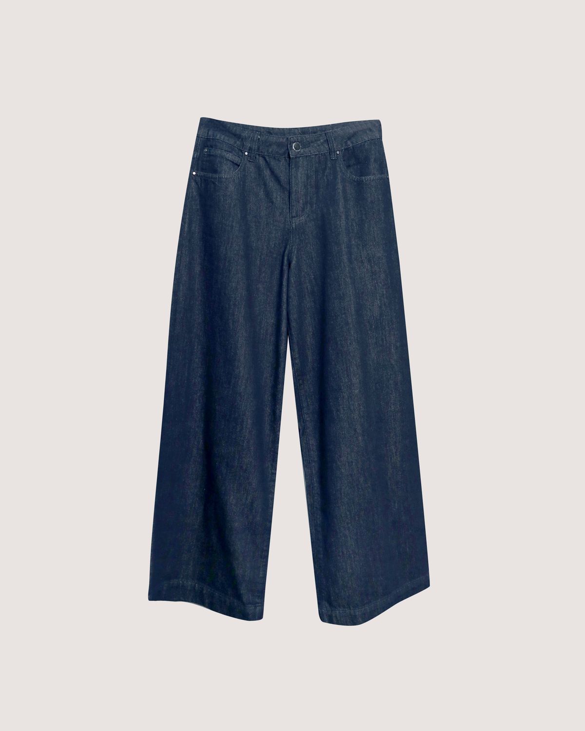DENIM LONG PANTS - NAVY
