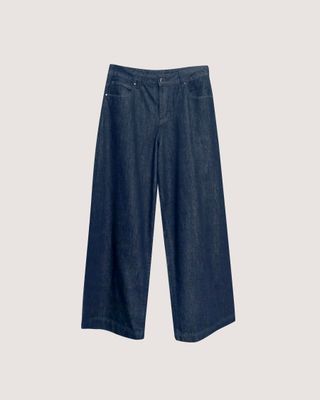 DENIM LONG PANTS - NAVY