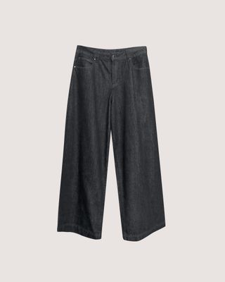 DENIM LONG PANTS - BLACK