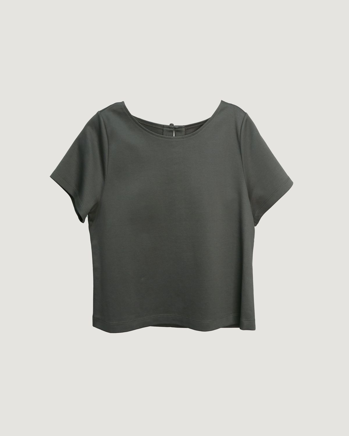 BACK RESIN BUTTONS TOP - SWAMP GREEN