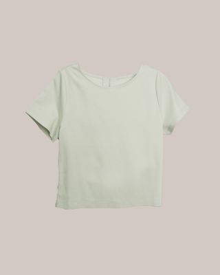BACK RESIN BUTTONS TOP - MINT