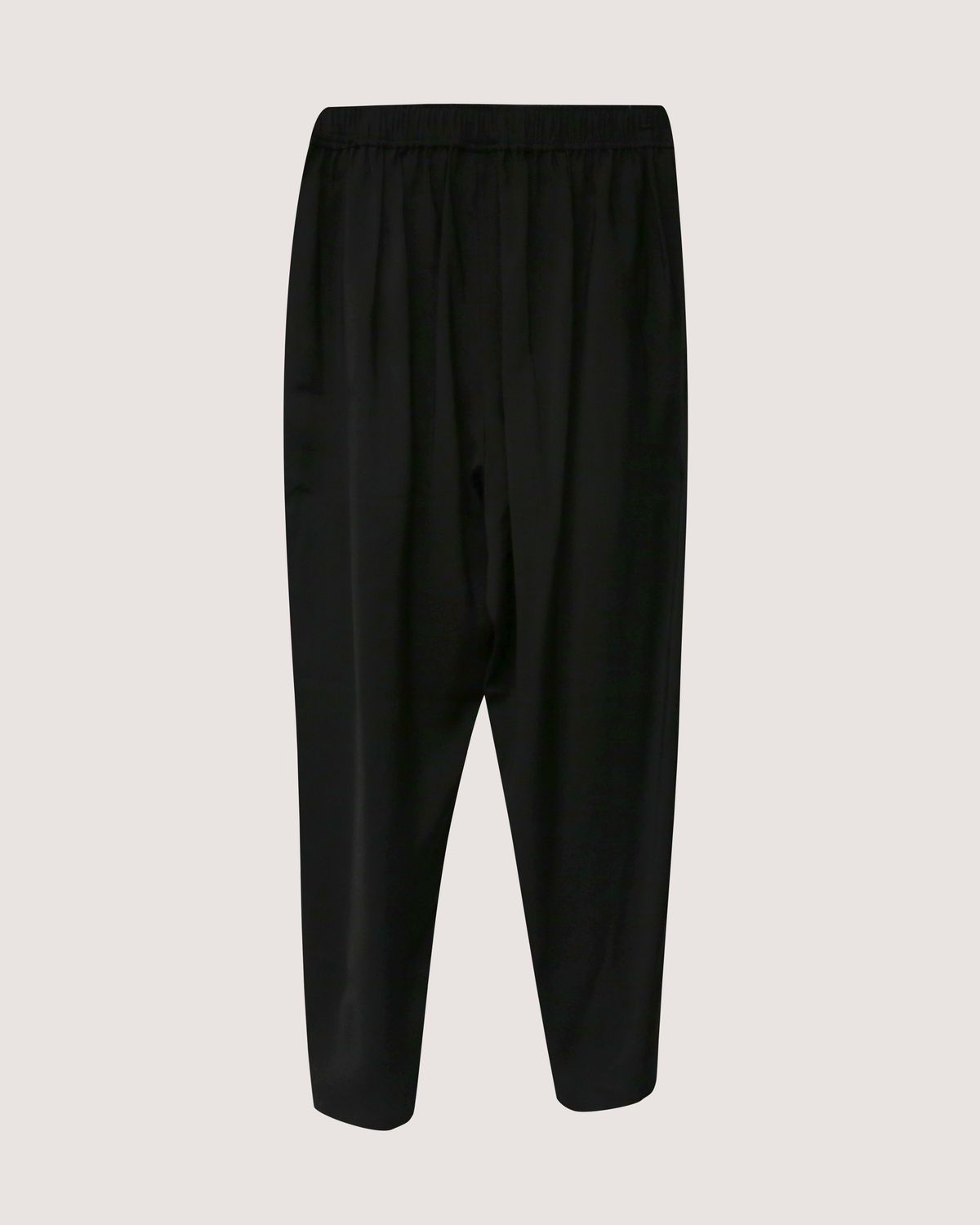 SQUARE POCKET TAPERED PANTS - BLACK