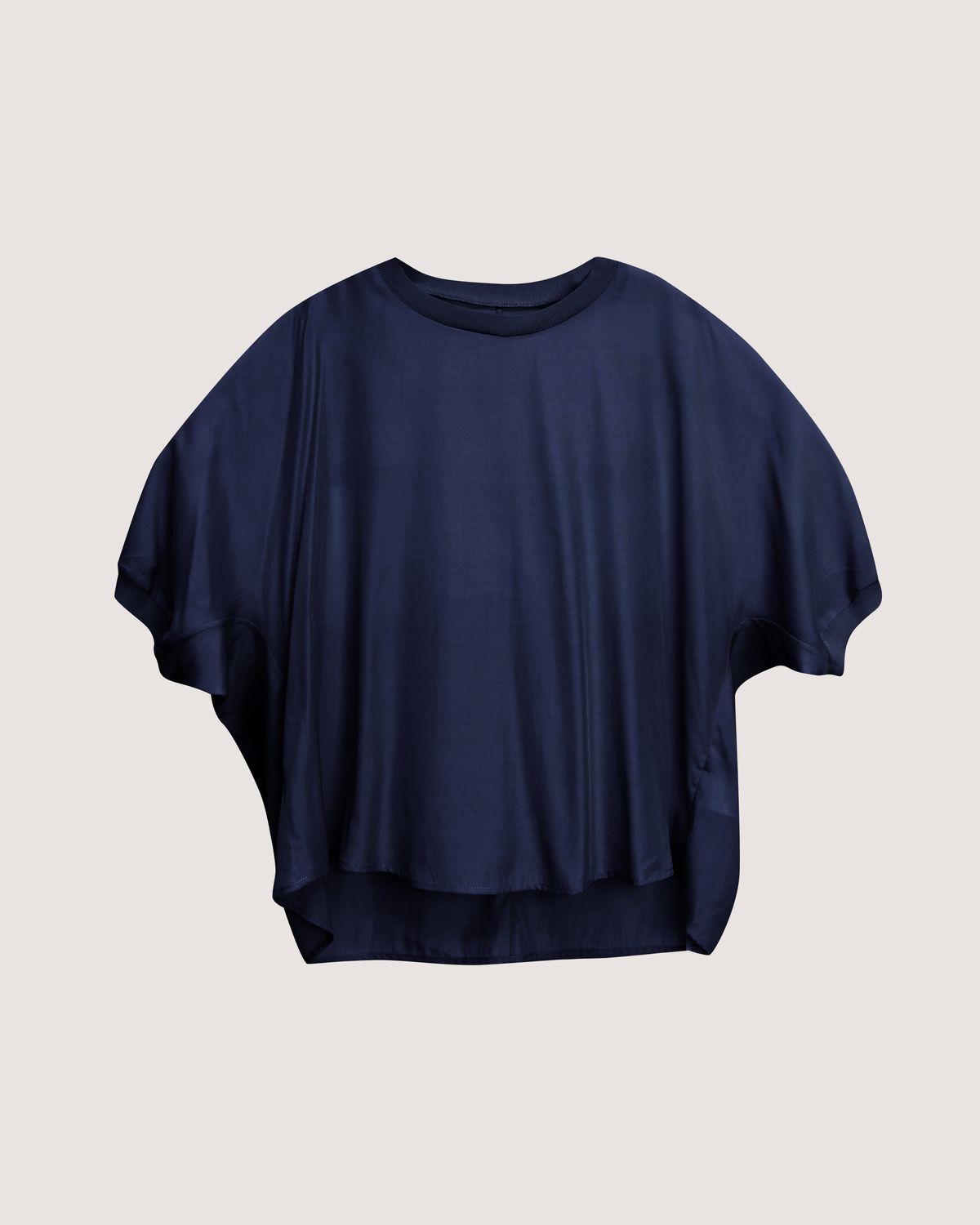 OVERSIZED BATWING TOP - DENIM