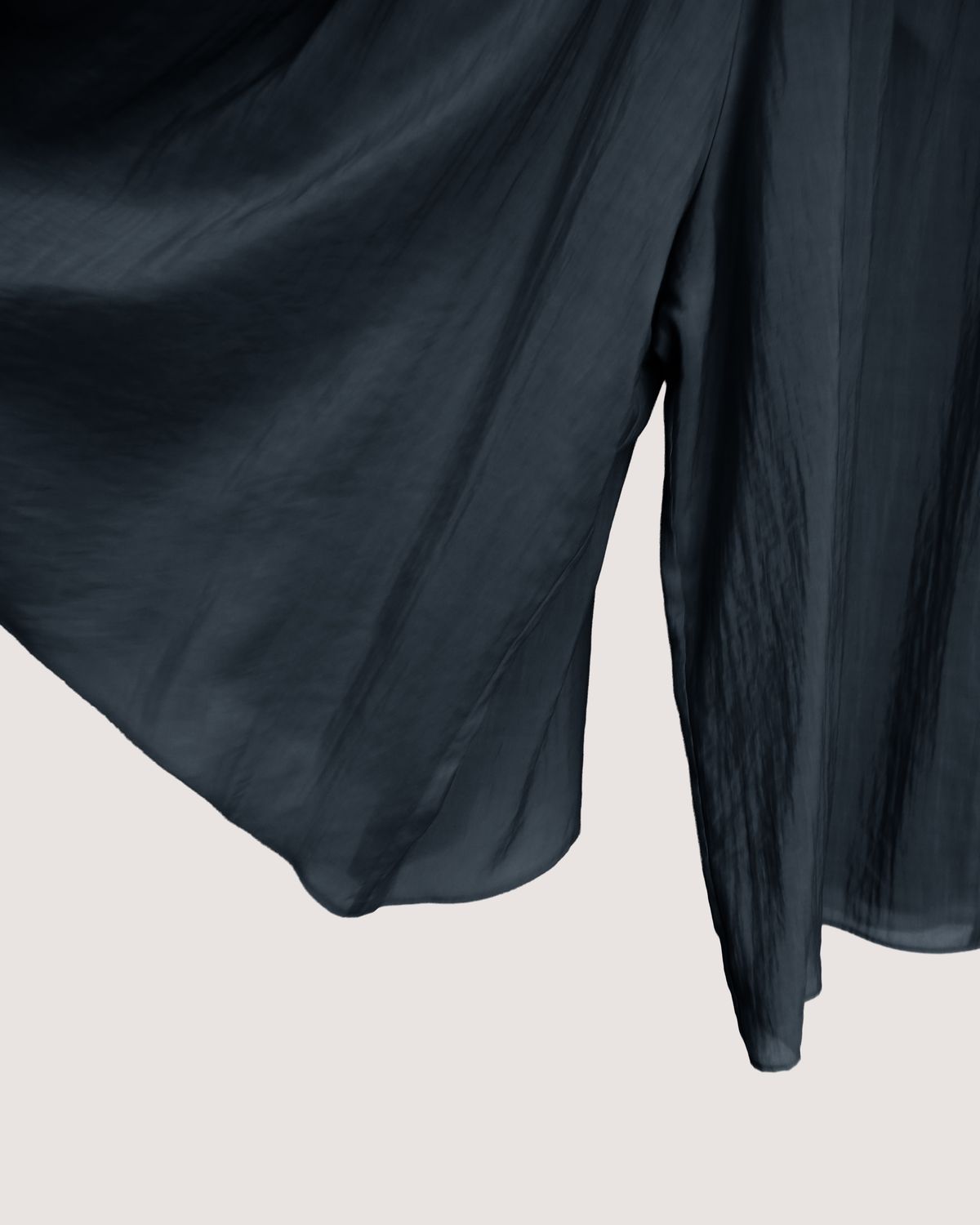 ASYMMETRICAL CULOTTES - NAVY