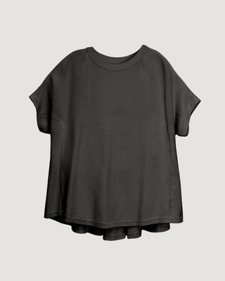 FLARE KNIT TOP - BLACK