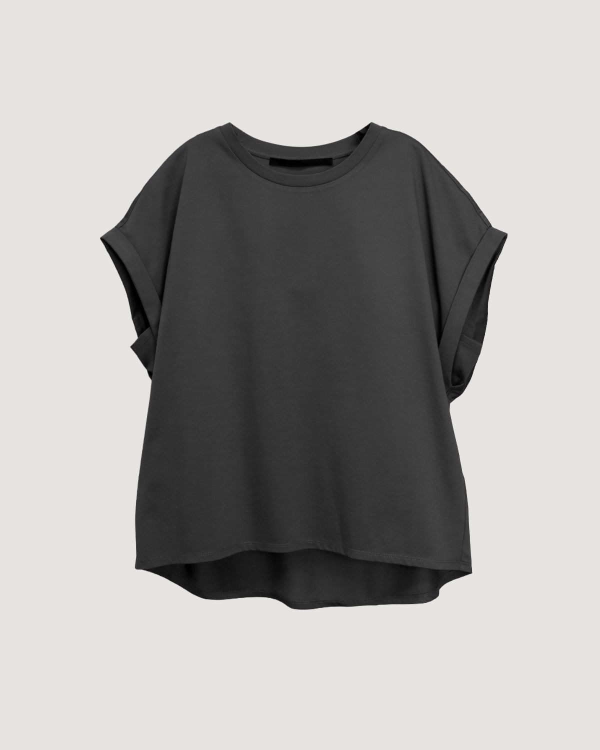 MINIMALIST BOXY TEE - BLACK