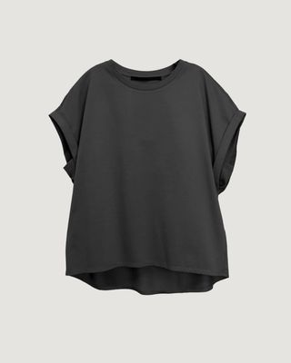 MINIMALIST BOXY TEE - BLACK