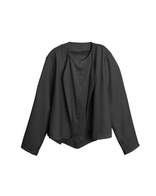 LAYERED SHIRT - BLACK