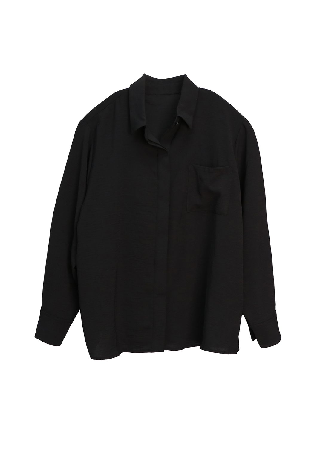 OVERSIZED BLOUSE - BLACK