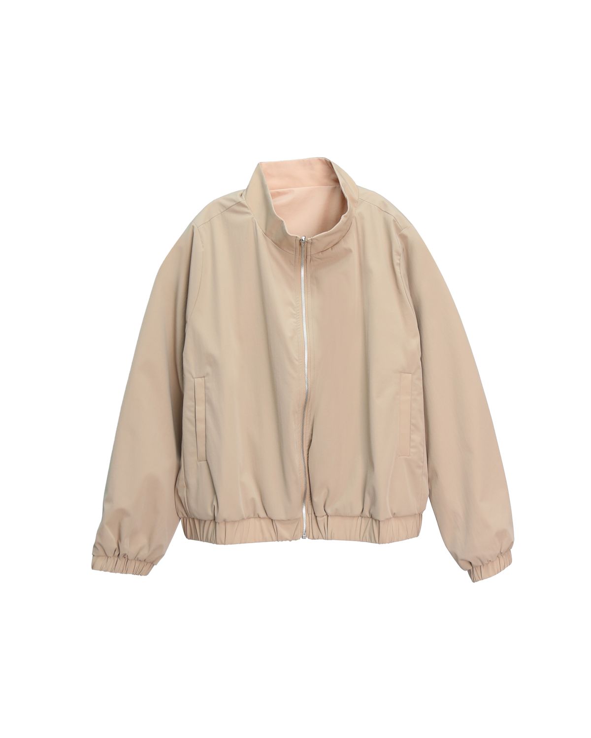 REVERSIBLE ZIP UP JACKET - BLOSSOM/ SHELL