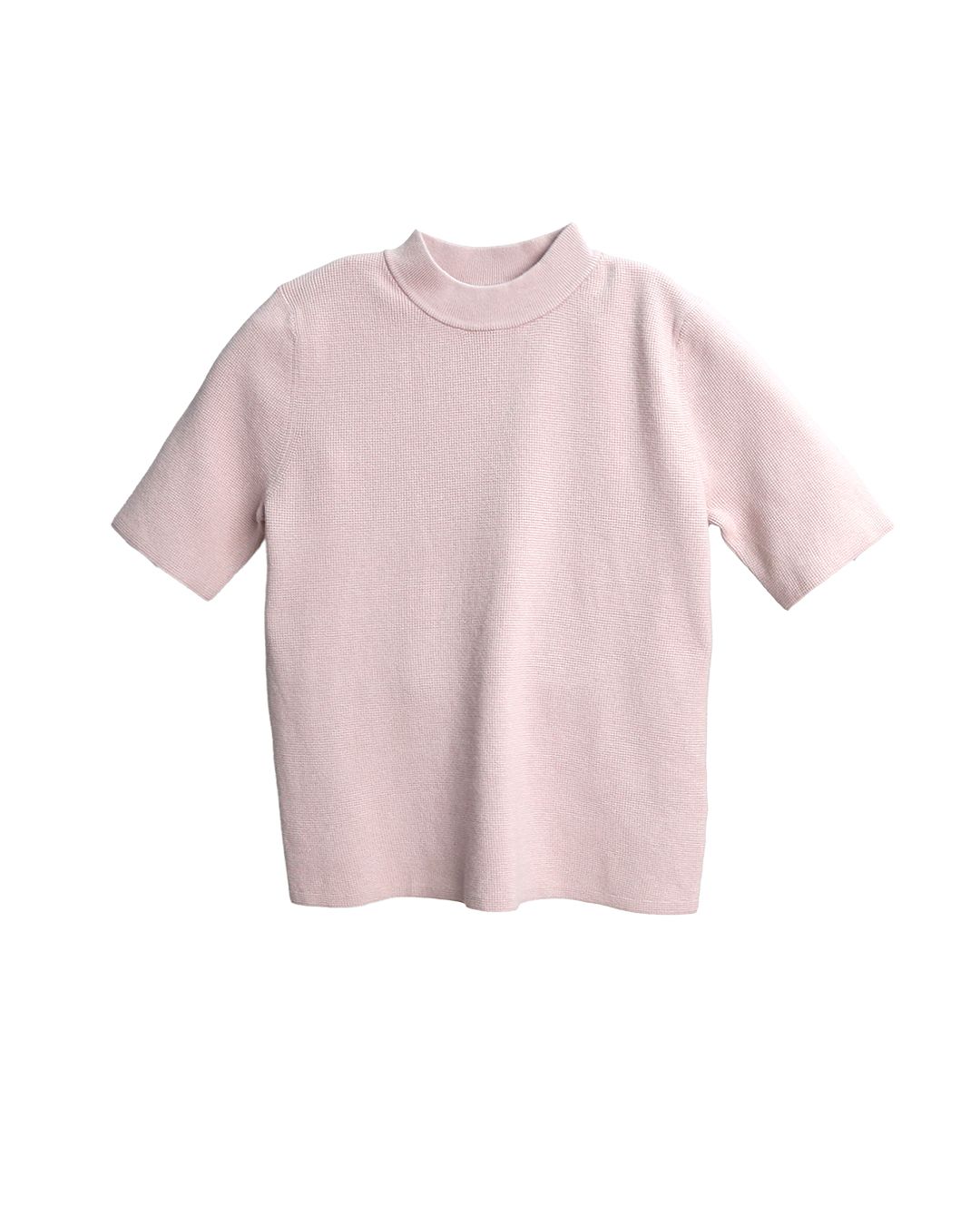 MOCK NECK TOP - BLOSSOM SOLID