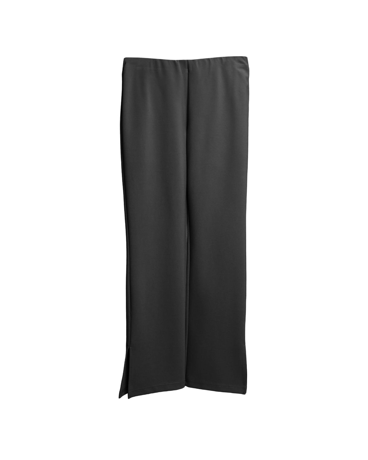 SIDE SLIT PANTS - BLACK