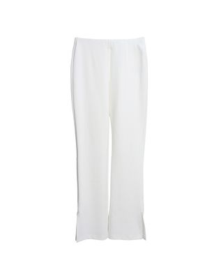 SIDE SLIT PANTS - EGGSHELL