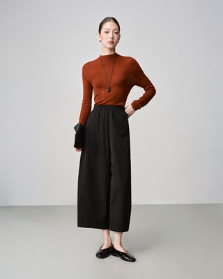 COCOON PANTS - BLACK