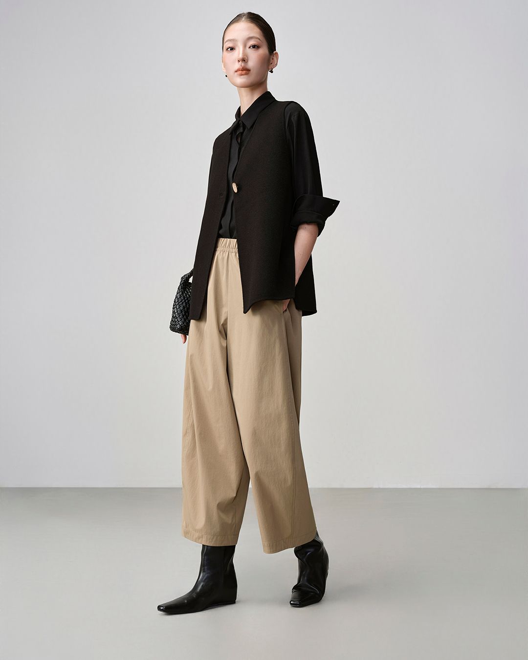 COCOON PANTS - CAMEL