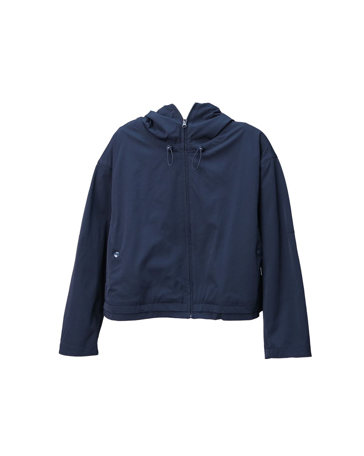 HOODED ZIP UP JACKET - BLUE