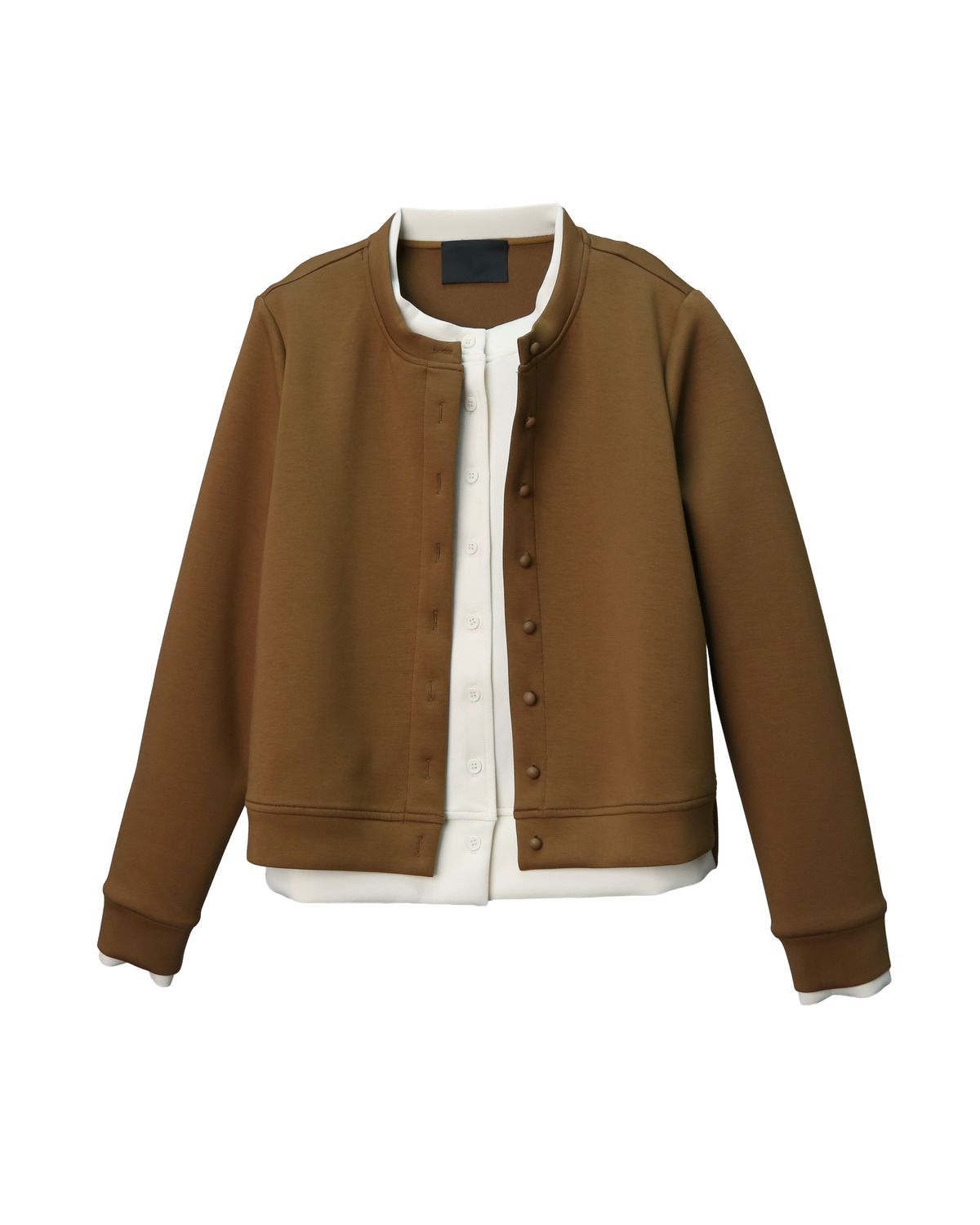 LAYERED JACKET - GINGER/PEARL